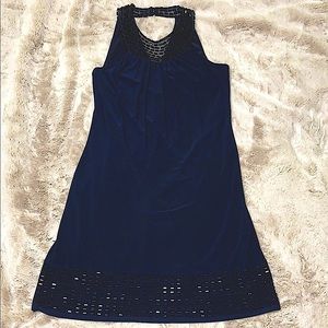 NWT Decode embellished navy dress
